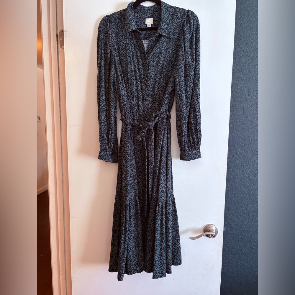 A New Day Target green long sleeve dress